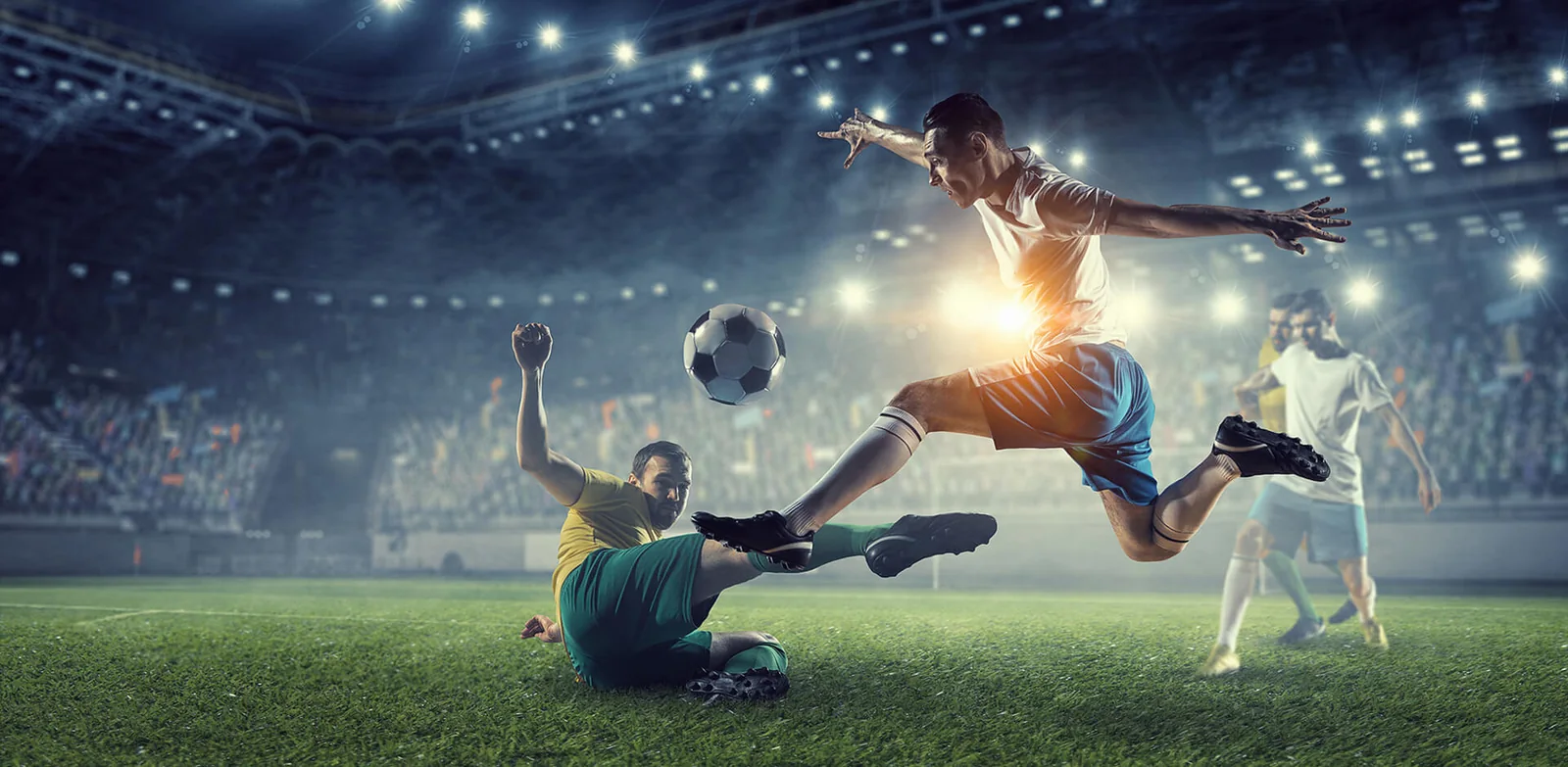 Tampilan suasana pertandingan olahraga untuk lobi DUNIA777